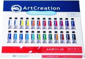 Immagine prodotto Talens Set per pittura acrilica 24x12ml (Multicolore, 12 ml)