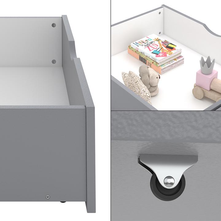 Immagine prodotto VitaliSpa Cassetto estraibile Bali, Grigio, 78 x 61,8 cm Set di 2