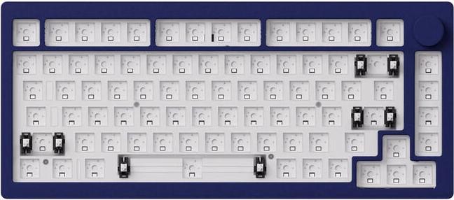 Actual product image Akko MonsGeek M1 V3 QMK DIY Kit US - Horizon Blue (US, Cable)