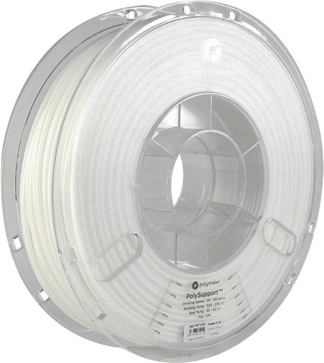Actual product image Polymaker PD04002 Polysupport Breakaway Filament Support Material 2.85 mm 750 g (2.85 mm, 750 g, White)