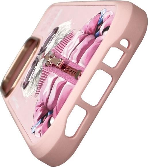 Actual product image Prestigio Nimmy case iPhone 16 Pro 6.3" pink Cool&Cute 2.0 Cat (Apple iPhone 16 Pro)