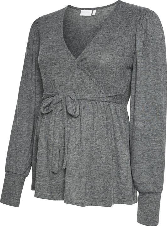 Mamalicious Normal geschnitten V-Ausschnitt Top Bluse (L)