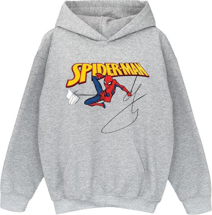 SpiderMan With A Book Kapuzenpullover Jungen