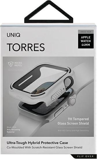 Produktbild Uniq etui Torres Apple Watch Series 4/5/6/SE 44mm. biały/dove white (TPU)