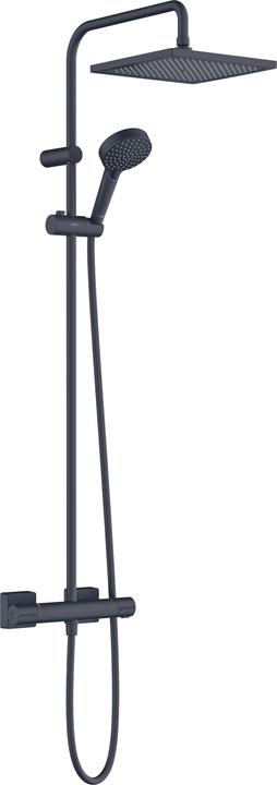 hansgrohe HG Showerpipe Vernis Shape 240 1 jet EcoSm m Thermostat mattschwarz