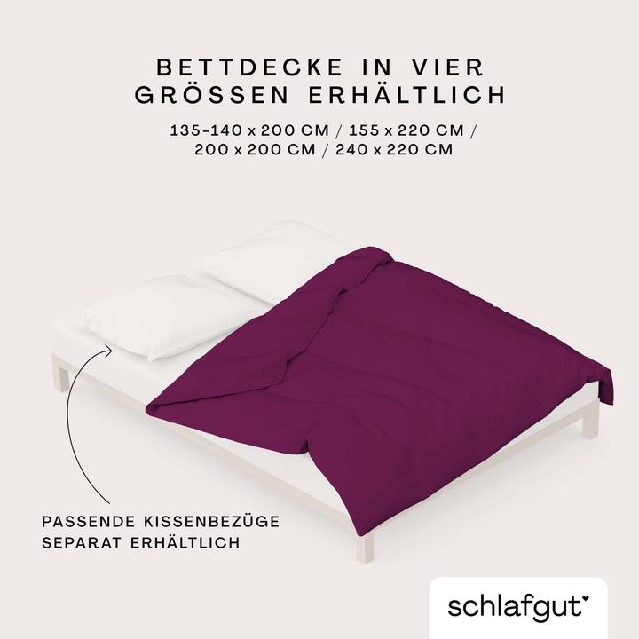 Immagine prodotto schlafgut Woven Satin (Copripiumino, 155 x 220 cm)