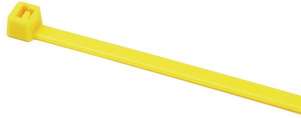 Actual product image HellermannTyton Cable tie T50R yellow (Plastic cable ties, 200 mm, 100 pcs.)