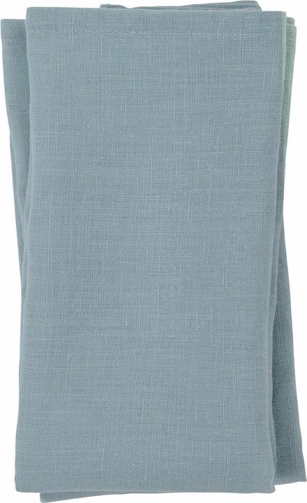 Produktbild Loberon Serviette 4er Set Ghis petrol (4 x, 40 x 40 cm)