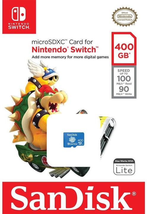 Produktbild SanDisk Nintendo Switch (400 GB, microSDXC, U3, UHS-I)