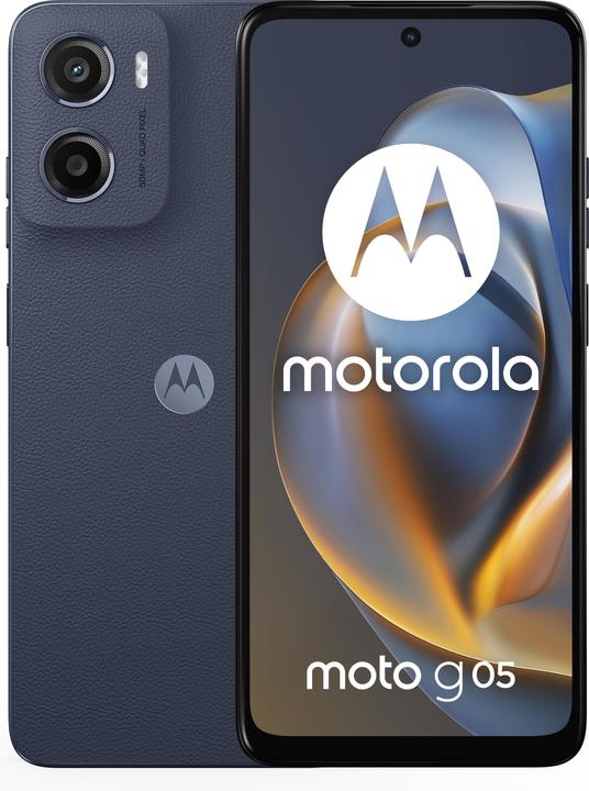 Actual product image Motorola moto g05 (256 GB, Denim blue, 6.67", Dual SIM, 50 Mpx, 4G)