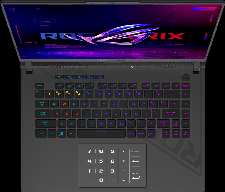 Actual product image ASUS ROG Strix G16 RTX 4060 (16", Intel Core i9-13980HX, 32 GB, 1000 GB, DE)
