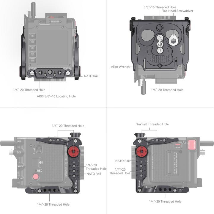 Produktbild SmallRig Cage RED KOMODO-X Advanced Kit (Cage)