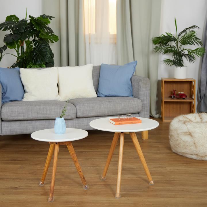Actual product image Relaxdays Chair leg cap (Felt gliders, Plug-in gliders, 32 Piece)
