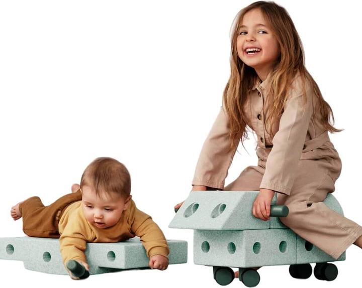 Actual product image Modu Explorer Set - Building Set Balance Toy, Slider, Seesaw