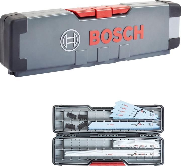 Produktbild Bosch Professional Zubehör 16-tlg. Säbelsägeblatt-Set, ToughBox für Abrissarbeiten