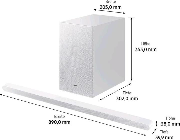 Actual product image Samsung HW-S711GD/ZG (250 W, 3.1 Channel)