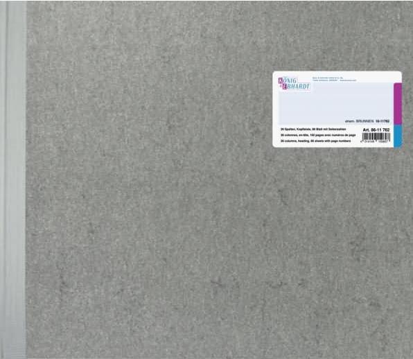Image du produit König & Ebhardt K™NIG & EBHARDT Livre à colonnes 353 x 297 mm, 26 colonnes (96 x)