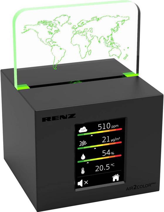 Immagine prodotto Renz Sensore di qualità dell'aria Air2Color Pro Misuratore di qualità dell'aria con sistema a semaforo