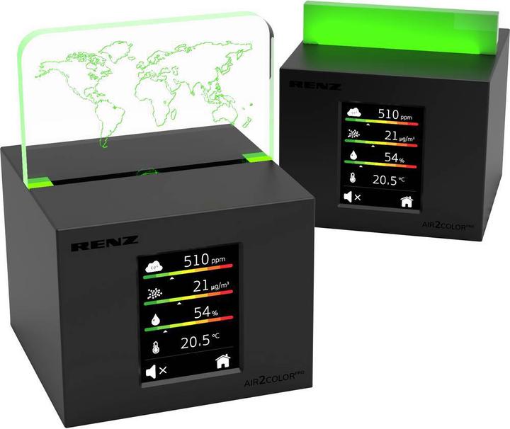 Immagine prodotto Renz Sensore di qualità dell'aria Air2Color Pro Misuratore di qualità dell'aria con sistema a semaforo
