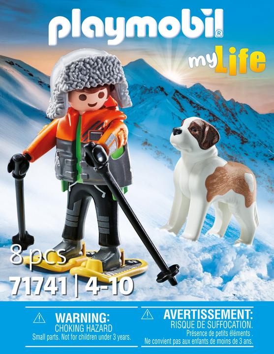 Actual product image Playmobil Hiker with St Bernard dog (71741, Playmobil My Life)