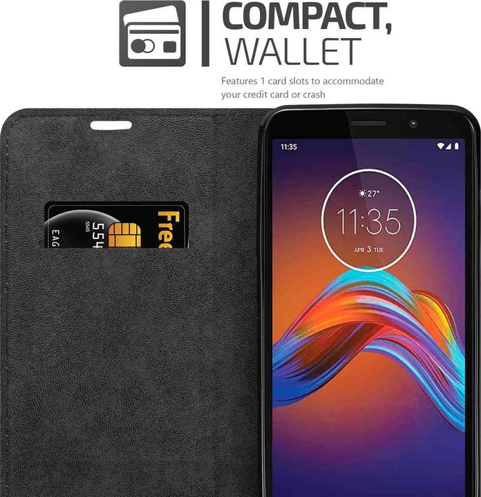 Productafbeelding Cadorabo Boek Onzichtbare Magneethoes (Motorola Moto E6 Play)