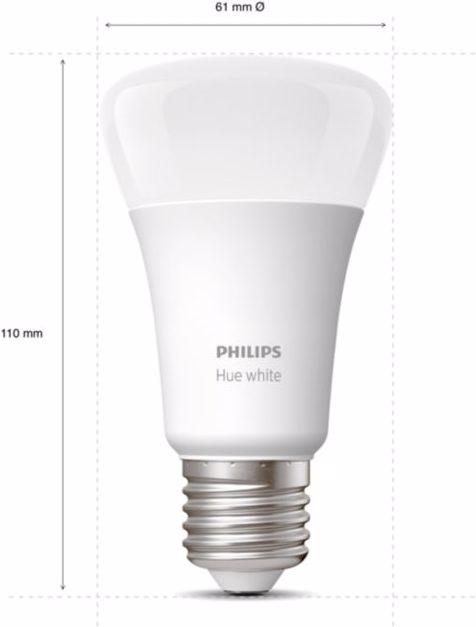Immagine prodotto Philips Starter kit bianco Hue (E27, 9 W, 806 lm, 2 x, F)