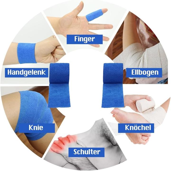 Image du produit ASMI 2 Stück selbsthaftender elastischer Pflasterverband (2 x)