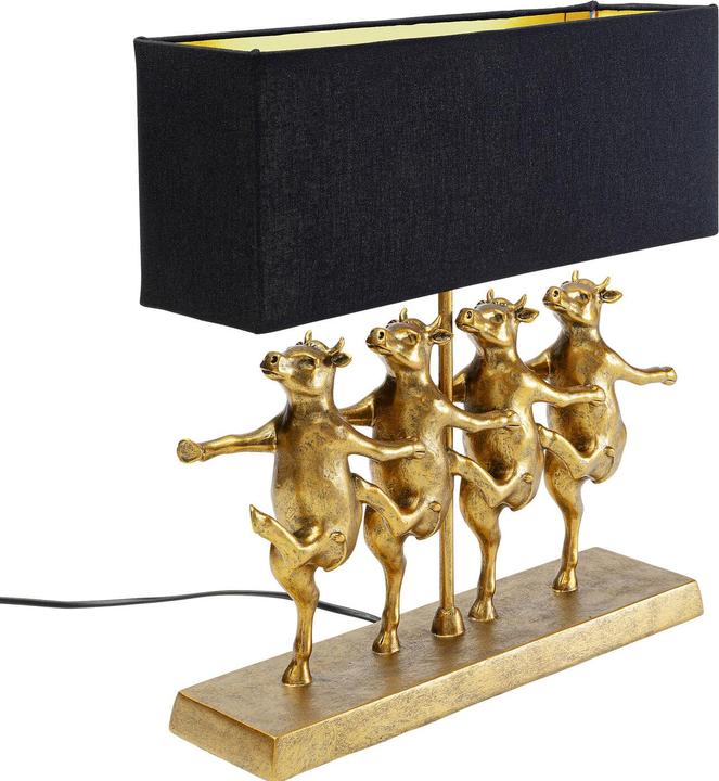 Produktbild Kare Design Tischleuchte Dancing Cows Schwarz (E27)