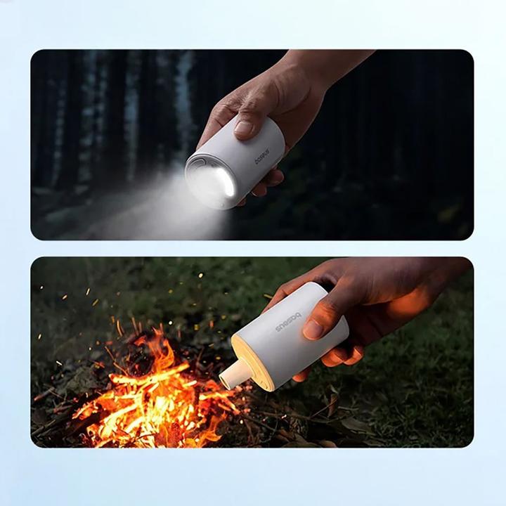 Immagine prodotto Baseus Pompa ad aria portatile PocketGo serie Pro, bianco stellare (Display integrato, Microfono incorporato, Accumulatore di carica elettrica)