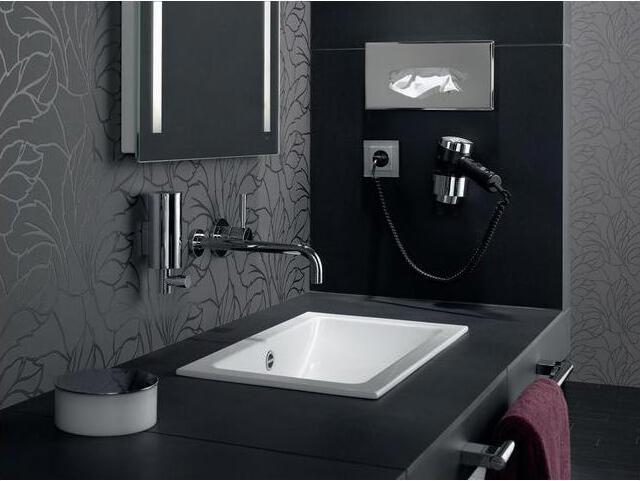 Image du produit Emco Lampe LED à pince pour miroir SYSTEM 2 horizontale, chrome 400mm (Blanc neutre, 50 cm, Intérieur)