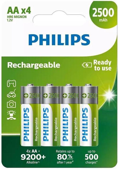 ProPlus Rechargeable (4 pcs, AA, 2500 mAh)