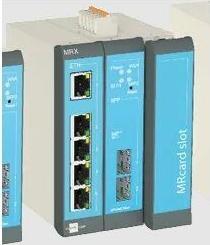 Actual product image Insys icom MRX3 Fibre 1.0 modular SFP router VPN option