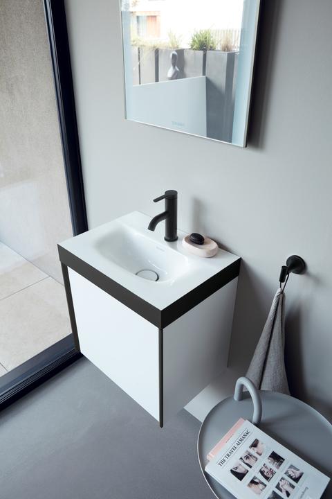 Image du produit Duravit Mitigeur monocommande pour lavabo C.1 S o Garniture de vidage à tirette noir mat