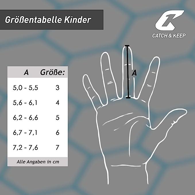 Actual product image Catch & Keep Kids Goalie Gloves Goalkeeper Gloves Football Gloves Keeper Gloves (6)