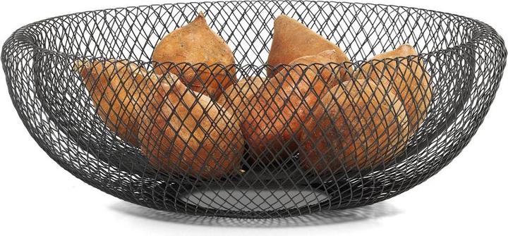 Actual product image Philippi Fruitschaal | Prachtige eyecatcher | Mesh Schaal XL | | Poedercoating staal (40 x 14 cm)