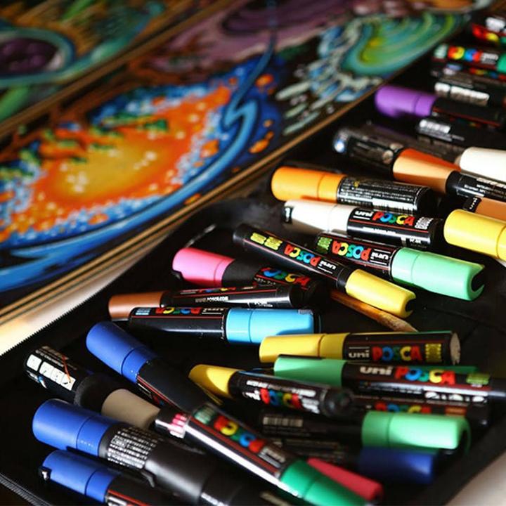 Produktbild Posca Marker PC-5M Rundspitze (Weiss, 2.50 mm, 1 x)