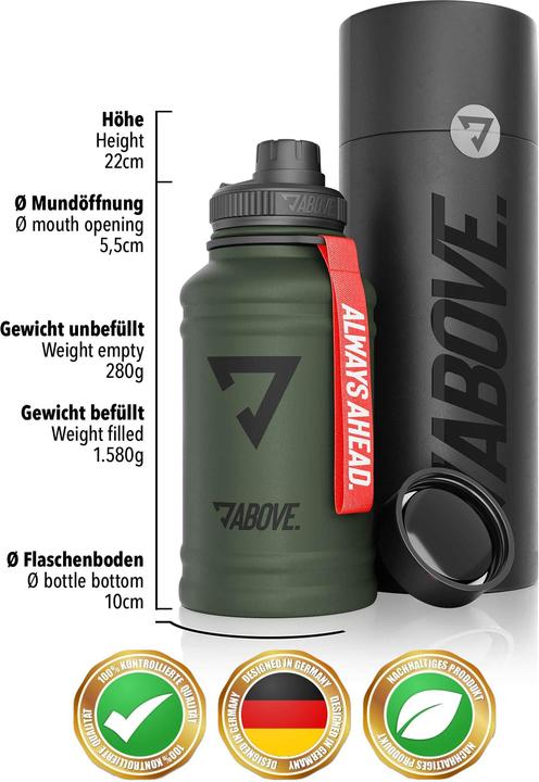 Actual product image Above Drinking bottle (1.30 l)