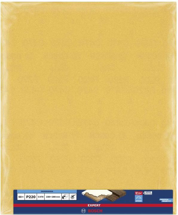 Produktbild Bosch Professional Zubehör EXPERT C470 Schleifpapier zum Handschleifen, 230 x 280 mm, G 80 (80)
