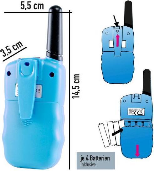 Immagine prodotto X4 Set di 2 radio PMR Tech 701953 (3 km)