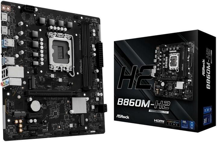 Produktbild AsRock MB Intel 1851 B860M-H2 (LGA 1851, Intel B860, mATX)