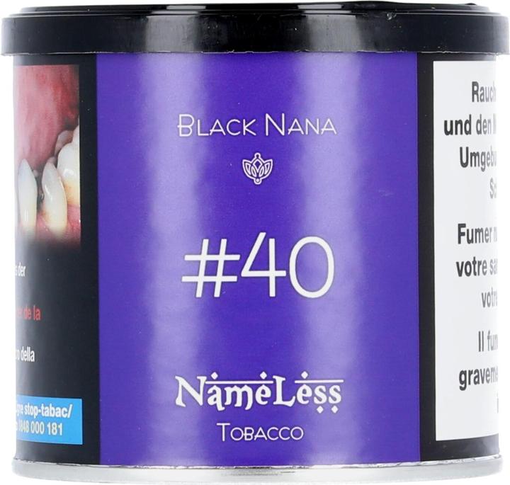Actual product image Nameless Tobacco Black Nana 200g (Bunch of grapes, Mint, 200 g)