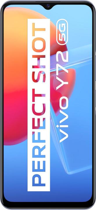 Actual product image Vivo Y72 5G (V2041) dream glow (128 GB, Violet, 6.57", Dual SIM, 64 Mpx, 5G)
