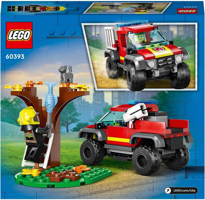 Actual product image LEGO 60393 Fire brigade pick-up truck (60393, LEGO City)