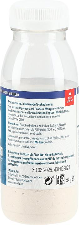 Actual product image Moltein PRO 1.5 Blueberries, 6 x 34 g (Bilberry, 6 x)