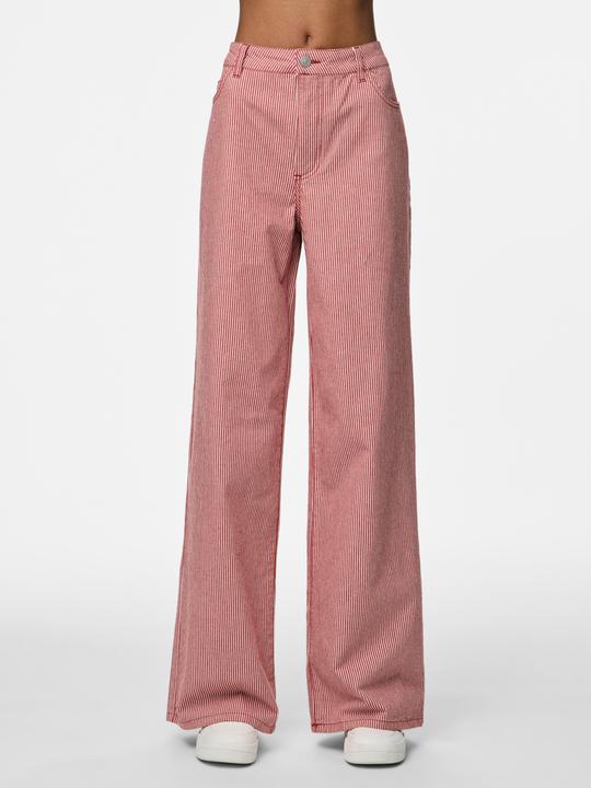 Produktbild Pieces PCBILLO MW GESTREIFTE Wide Fit Jeans (XS)