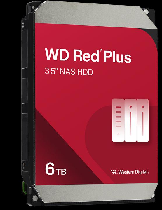 Produktbild WD Red Plus (6 TB, 3.5", CMR)