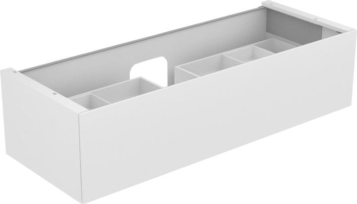 Actual product image Keuco Edition 11 Vanity unit 31361, 1 pot-and-pan drawer, with LED interior lighting, 1400 x 350 x 5