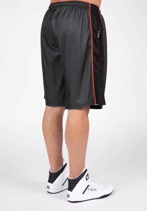 Immagine prodotto Gorilla Wear Wallace Mesh Shorts Grau/Orange (S/M)