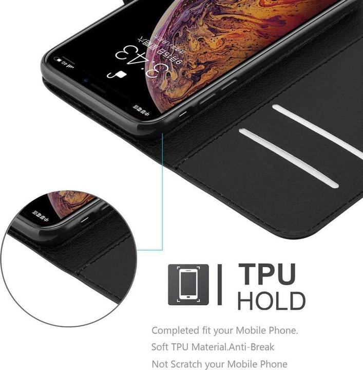 Actual product image Cadorabo Book with stand function cover (Apple iPhone XS Max)