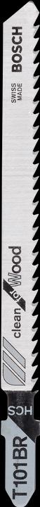 Actual product image Bosch Zubehör Jigsaw blade HCS, T 101 BR Clean for Wood